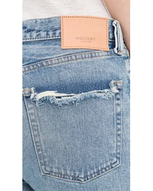 MOUSSY VINTAGE Sebringストレートジーンズ ライトブルー - サムネイル6