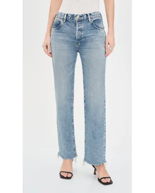 MOUSSY VINTAGE Sebringストレートジーンズ ライトブルー - サムネイル2