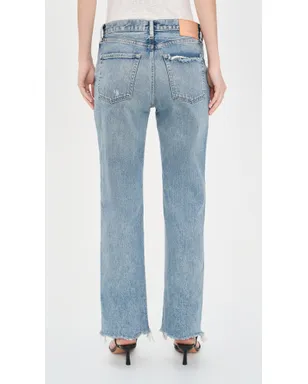 MOUSSY VINTAGE Sebringストレートジーンズ ライトブルー - サムネイル3