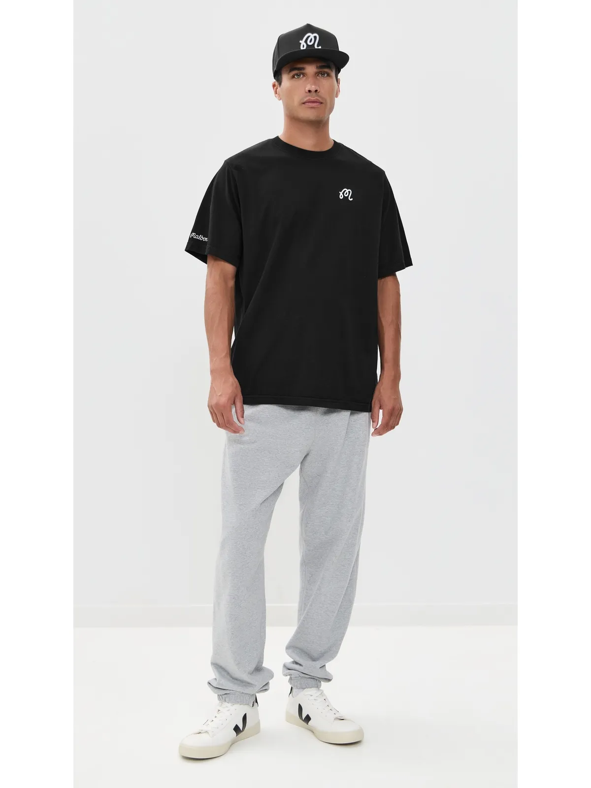 Malbon バミューダTシャツ ブラック - 画像5