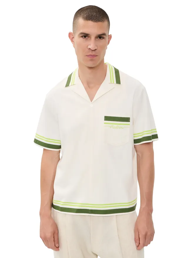 Malbon Malbon Ventura キャンプシャツ クリームの商品画像