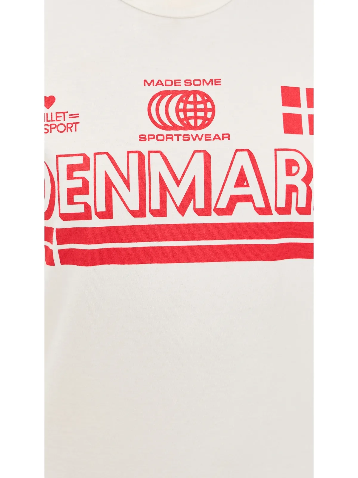Made Some Sportswear デンマーク Tシャツ - 画像6