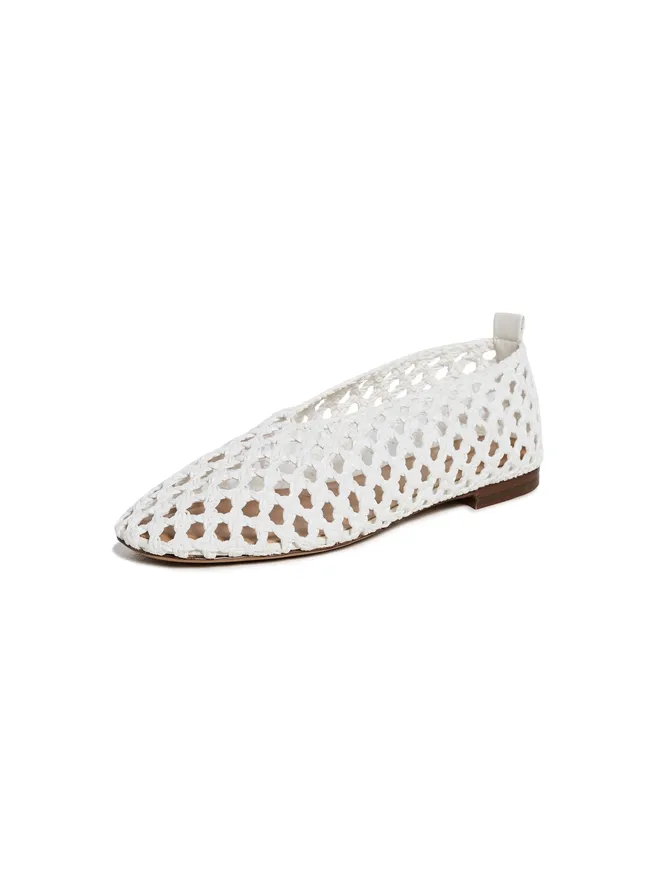 Mansur Gavriel Mansur Gavriel 編み込みバレリーナフラットの商品画像