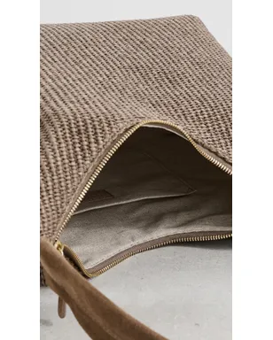 Mansur Gavriel キャンディ ラフィア ホーボーバッグ アニス - サムネイル6