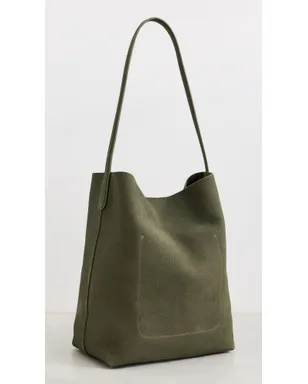 Mansur Gavriel エブリデイ カバス ショルダーバッグ グリーン - サムネイル4