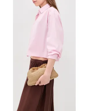 Mansur Gavriel ミニ ラフィア クラウド クラッチ - サムネイル3
