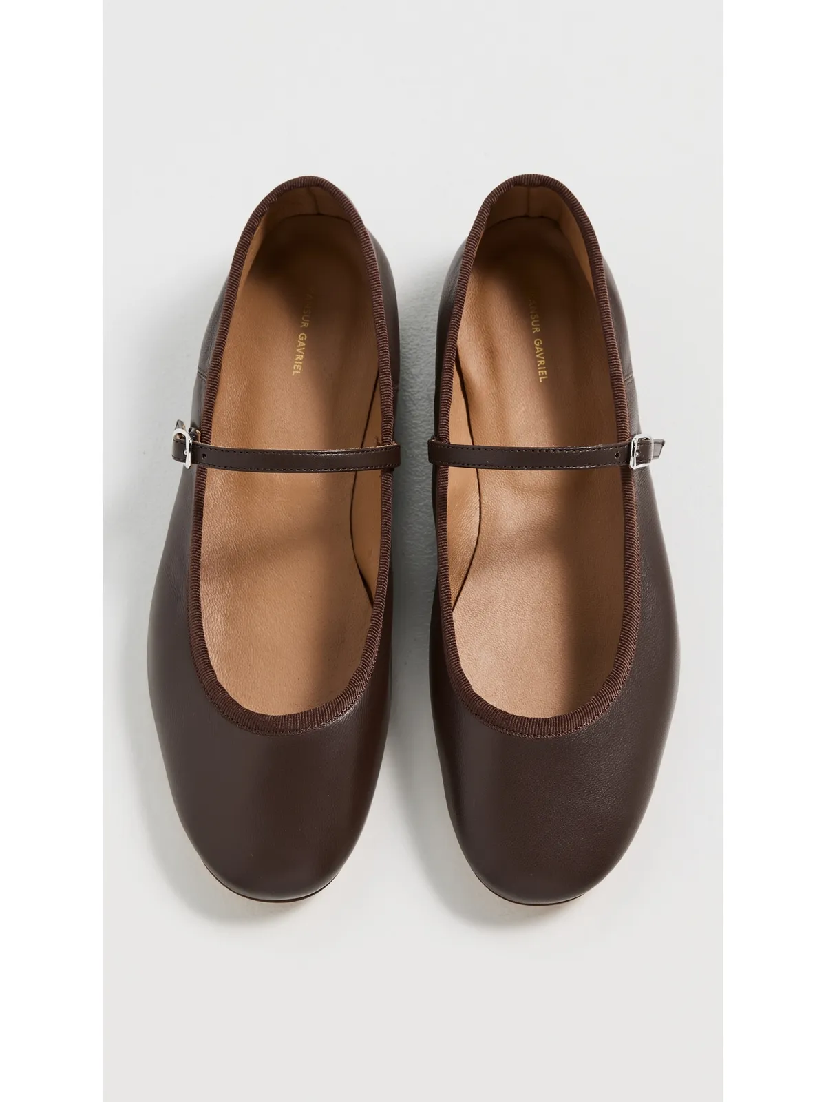 Mansur Gavriel ダンス・メアリージェーン チョコレート - 画像2