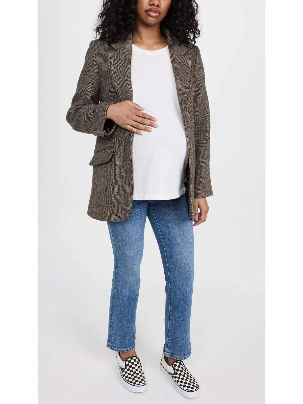 Madewell マタニティ オーバー・ザ・ベリー キックアウト ジーンズ - 画像5