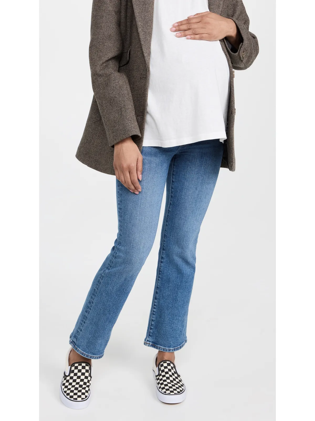 Madewell マタニティ オーバー・ザ・ベリー キックアウト ジーンズ - 画像2