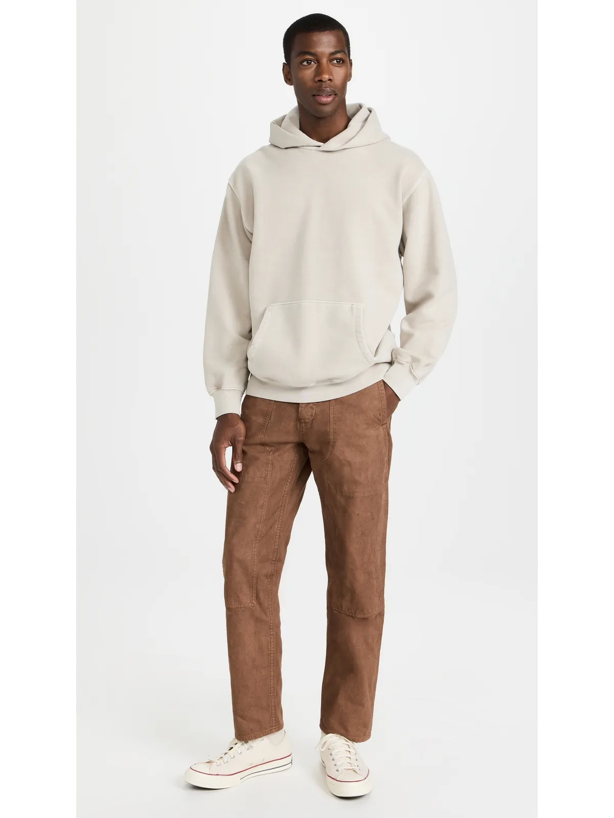 Madewell McCarren ミッドウェイト フーディー スウェット ブリーチドキャンバス - 画像5