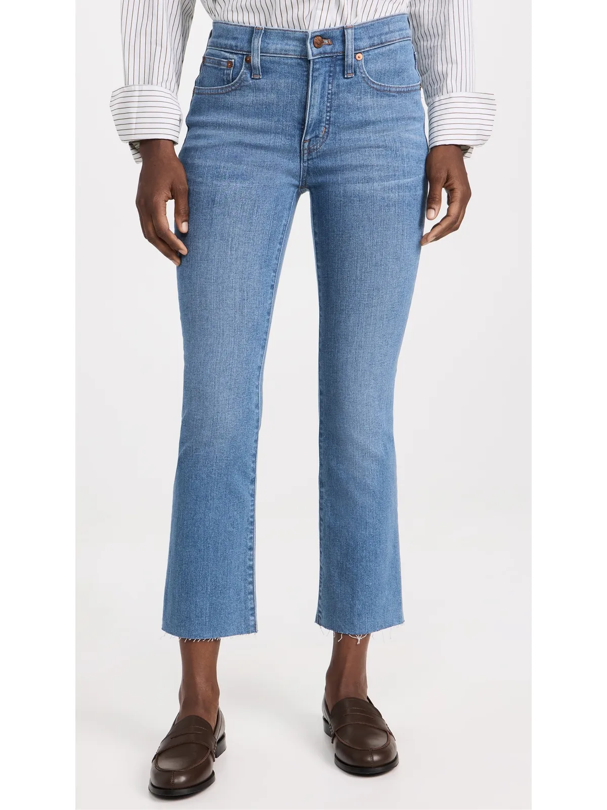 Madewell ミッドライズ キックアウト ジーンズ チェリービル ウォッシュ - 画像2