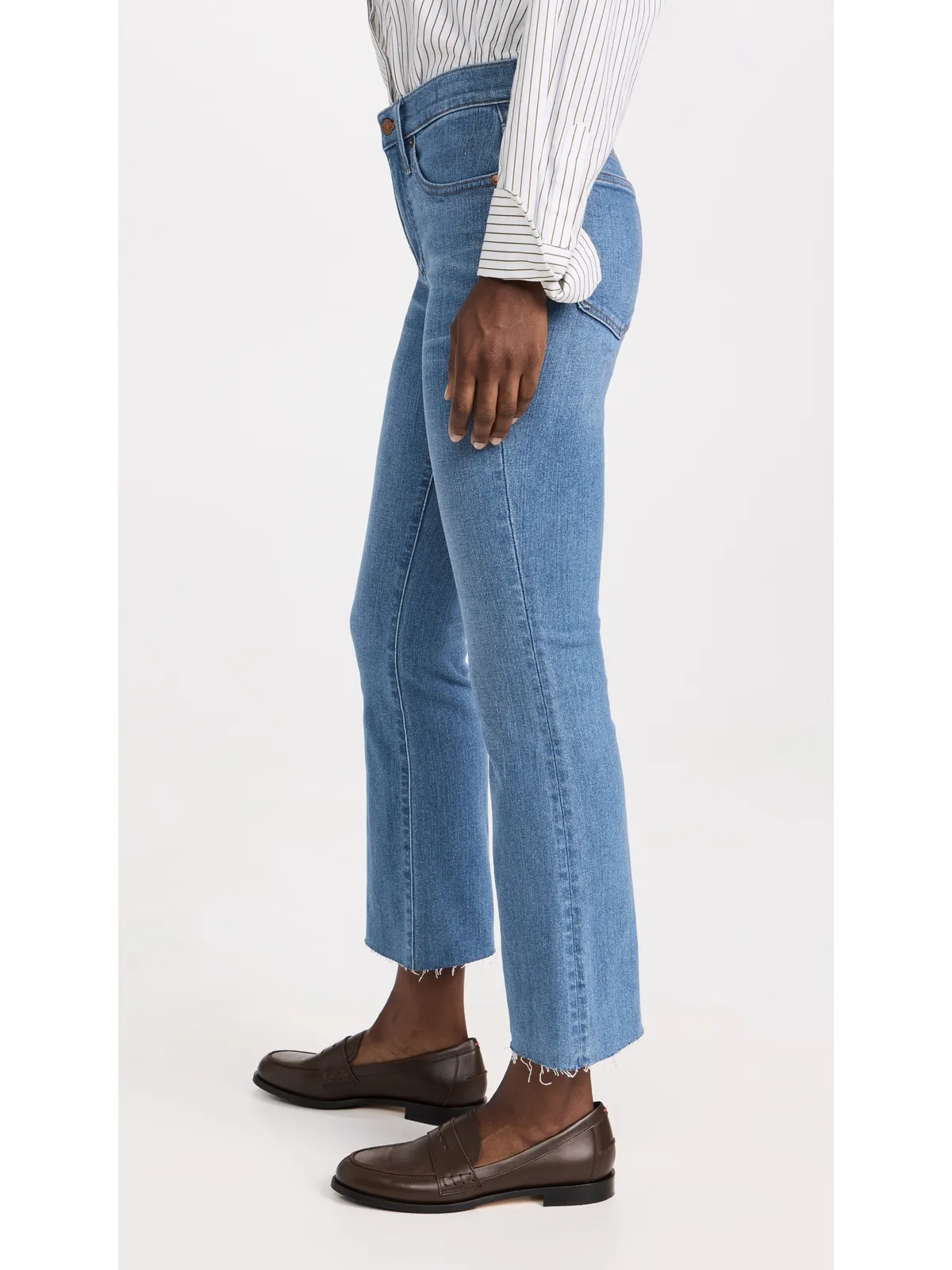 Madewell ミッドライズ キックアウト ジーンズ チェリービル ウォッシュ - 画像4