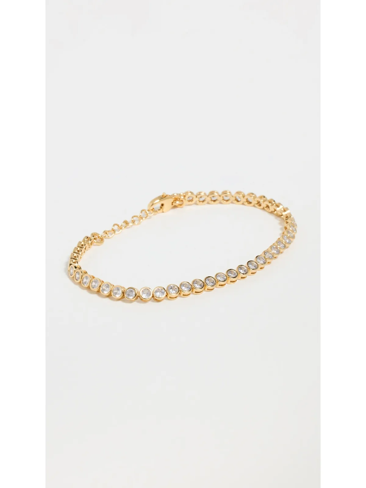 Madewell テニスコレクション ベゼルセット クリスタル ブレスレット - 画像2
