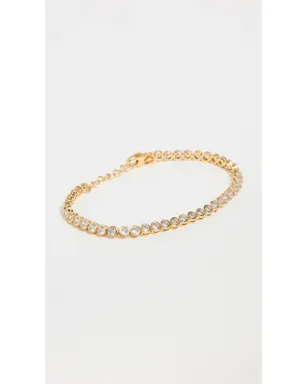 Madewell テニスコレクション ベゼルセット クリスタル ブレスレット - サムネイル2