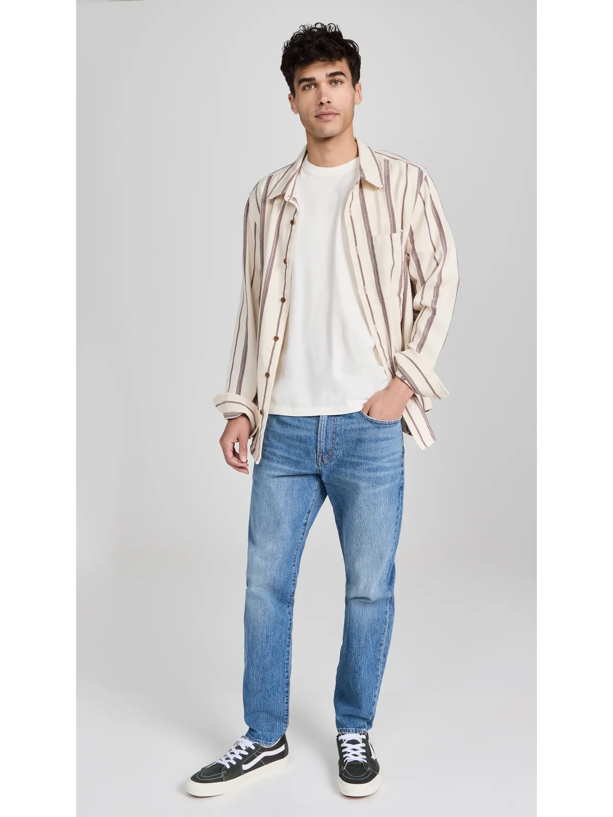 Madewell ガーメントダイ オールデイ クルーネック ティー ライトハウス - 画像5
