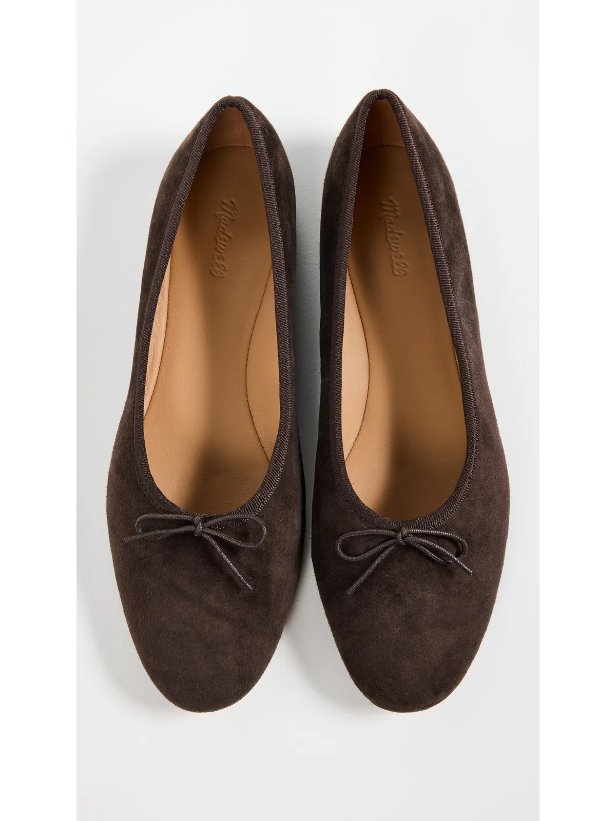 Madewell アプリル バレエフラット（スエード／ダークカロブ） - 画像6