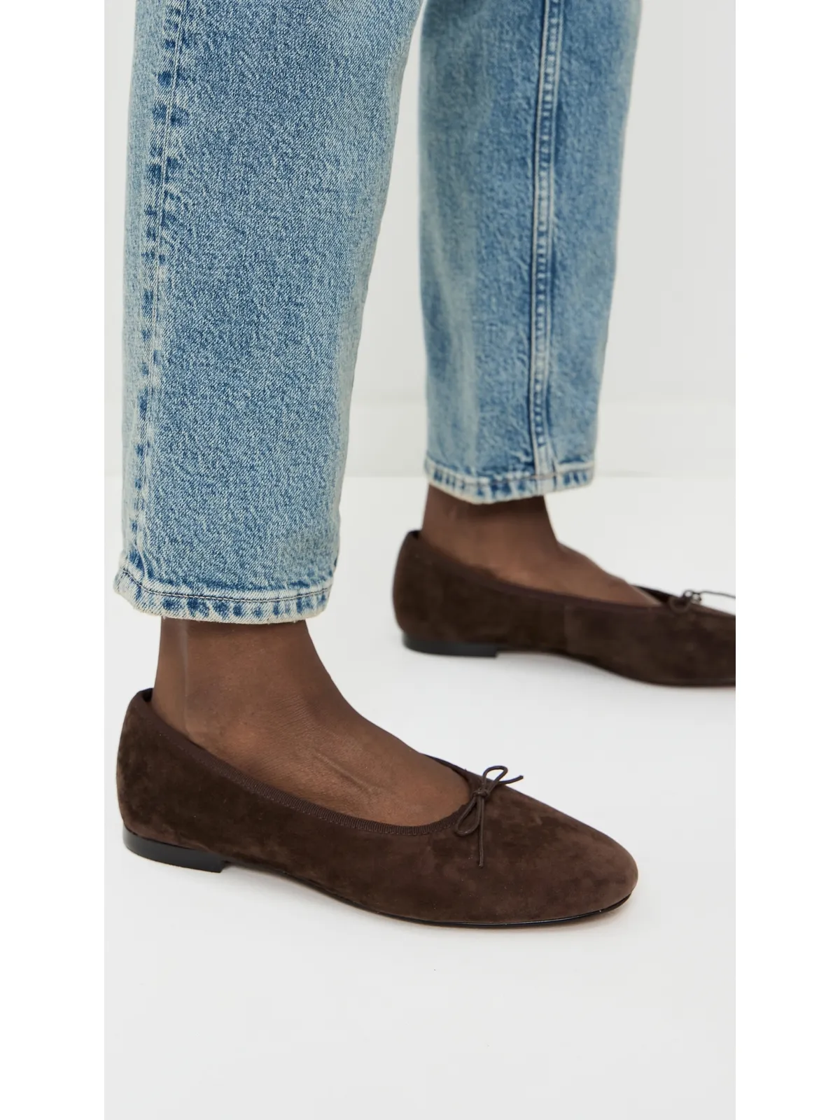 Madewell アプリル バレエフラット（スエード／ダークカロブ） - 画像3