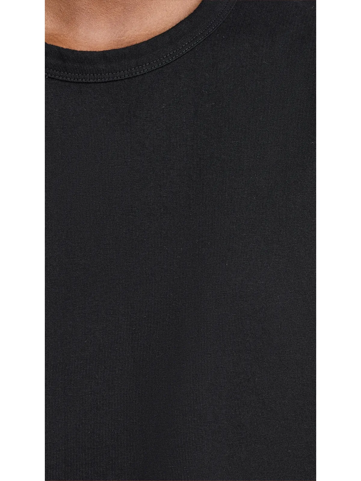 Madewell パーフェクト クルーネック ティー ジェットブラック - 画像6