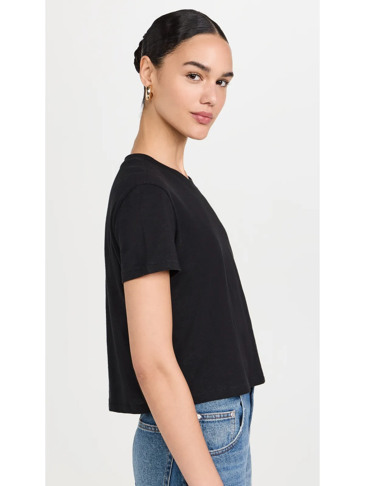 Madewell ボクシー クロップTシャツ - 画像4