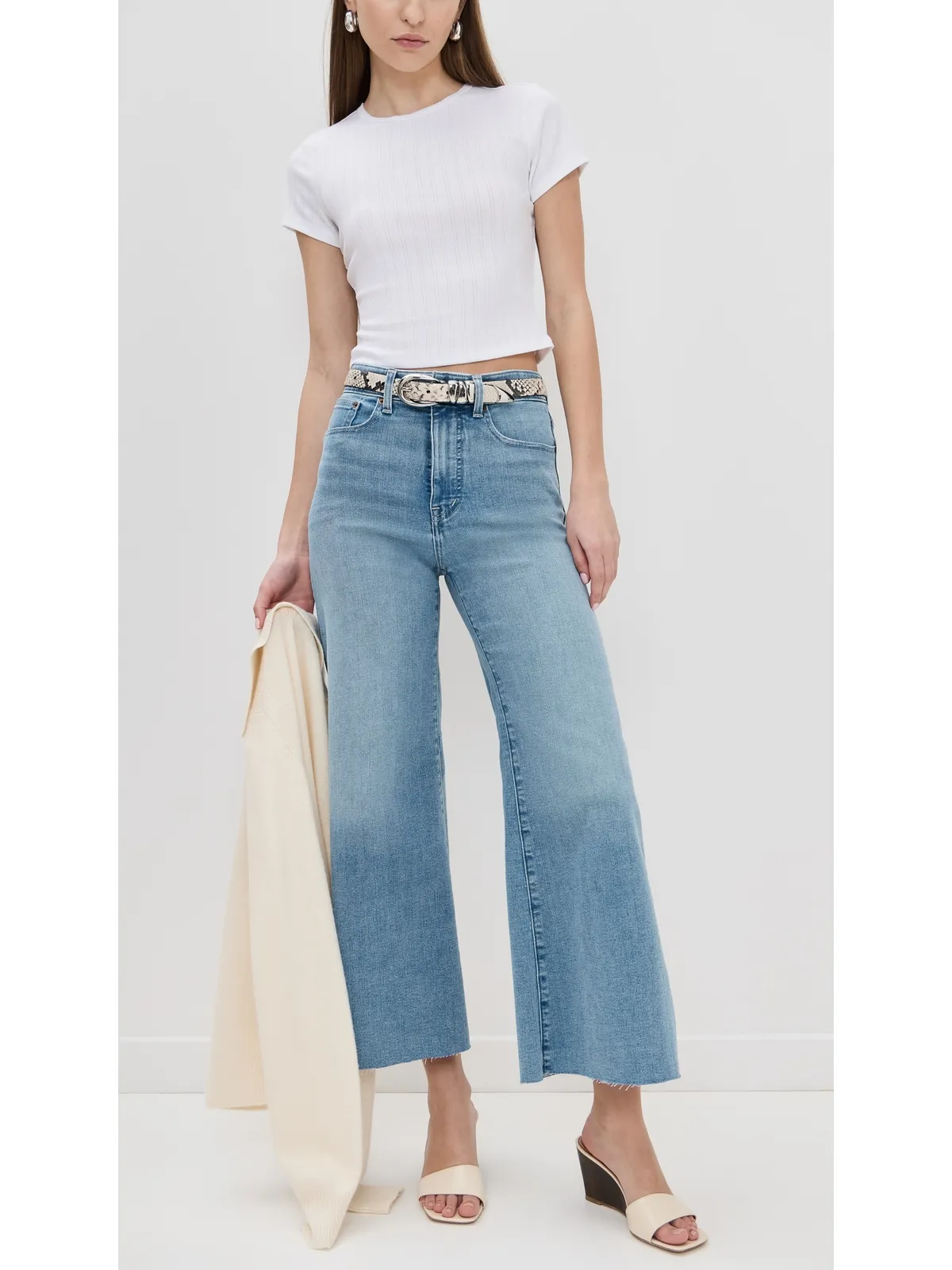 Madewell フレアーワイドジーンズ コーレーウォッシュ - 画像5