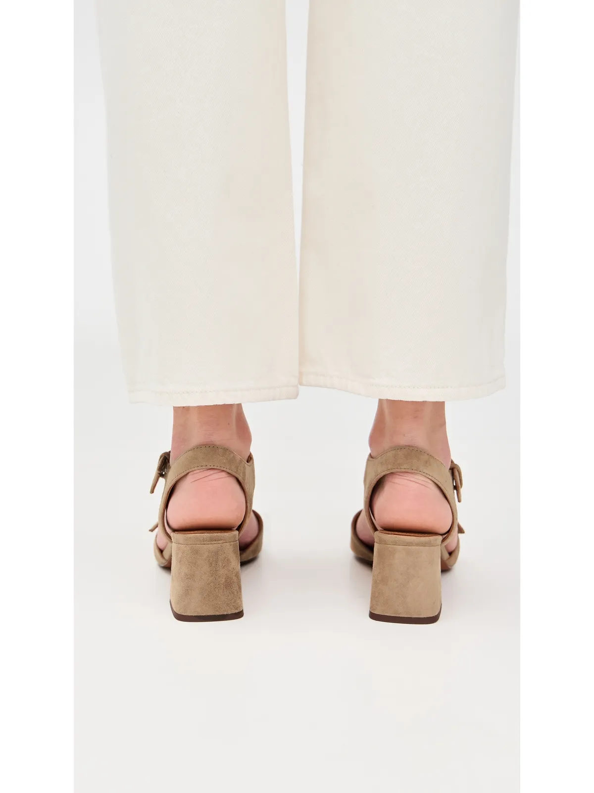 Madewell ネーカ アンクルストラップヒールサンダル - 画像5