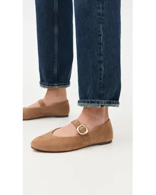 Madewell Remy Mary Jane フラットシューズ: Sculptural Buckle Edition - サムネイル3