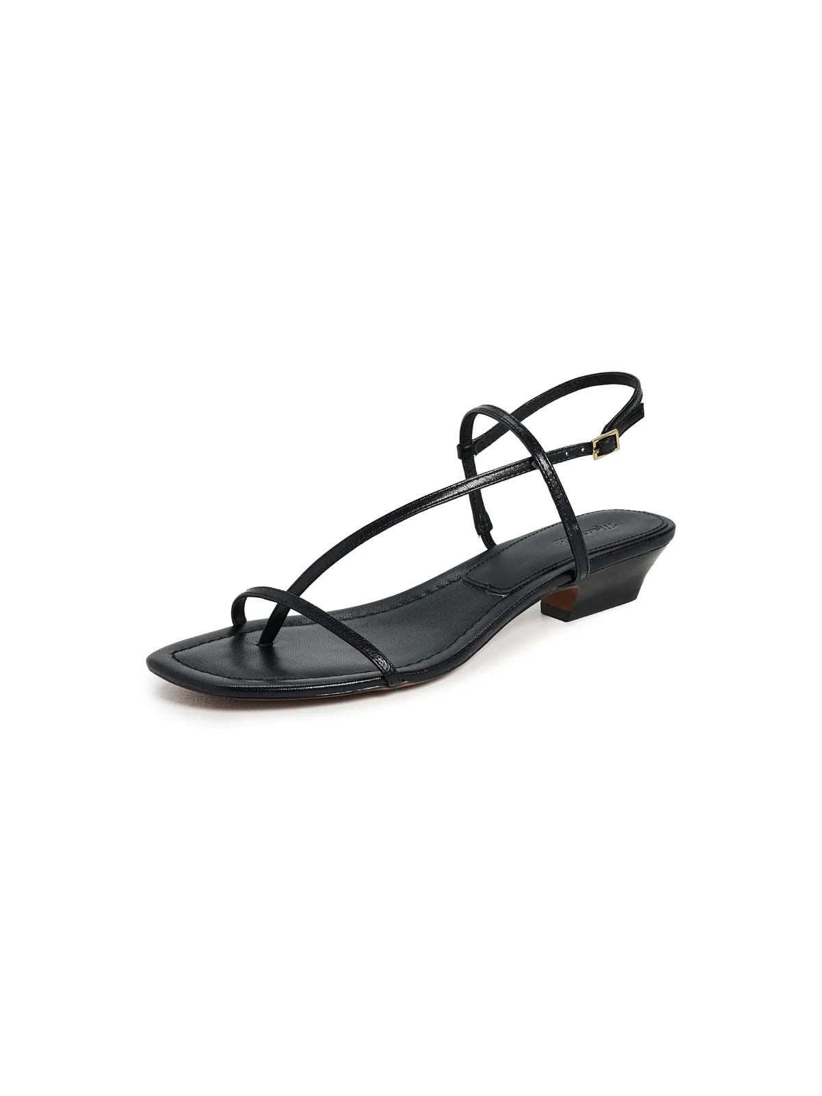 Madewell アシンメトリックTストラップサンダル - 画像1