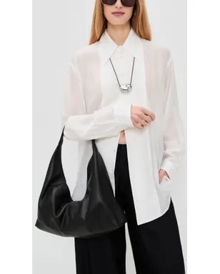 Madewell スラウチーショルダーバッグ James Dean True Black - サムネイル3