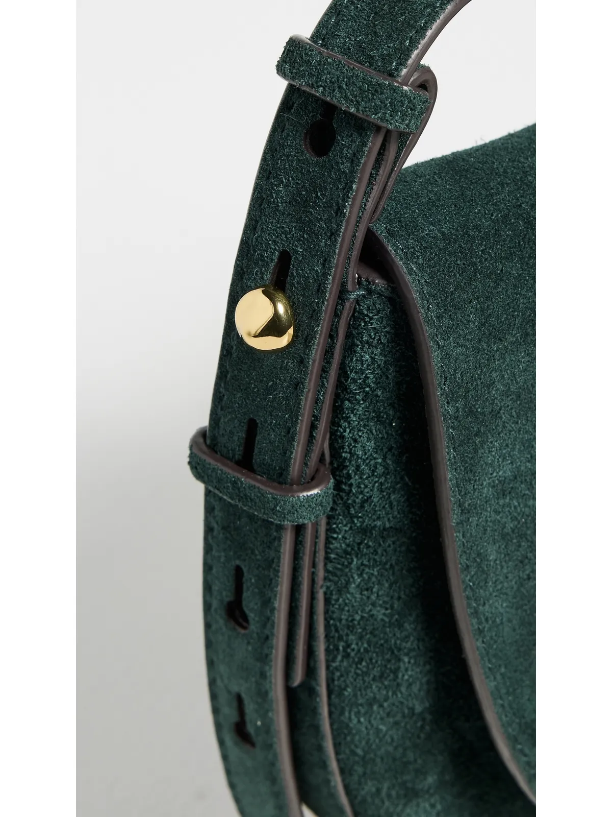 Madewell スエード ダコタ サドル クロスボディバッグ - 画像5