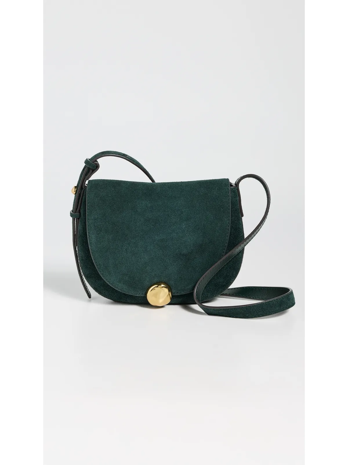 Madewell スエード ダコタ サドル クロスボディバッグ - 画像2