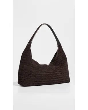 Madewell 編み込みデザインのスエードショルダーバッグ - サムネイル4