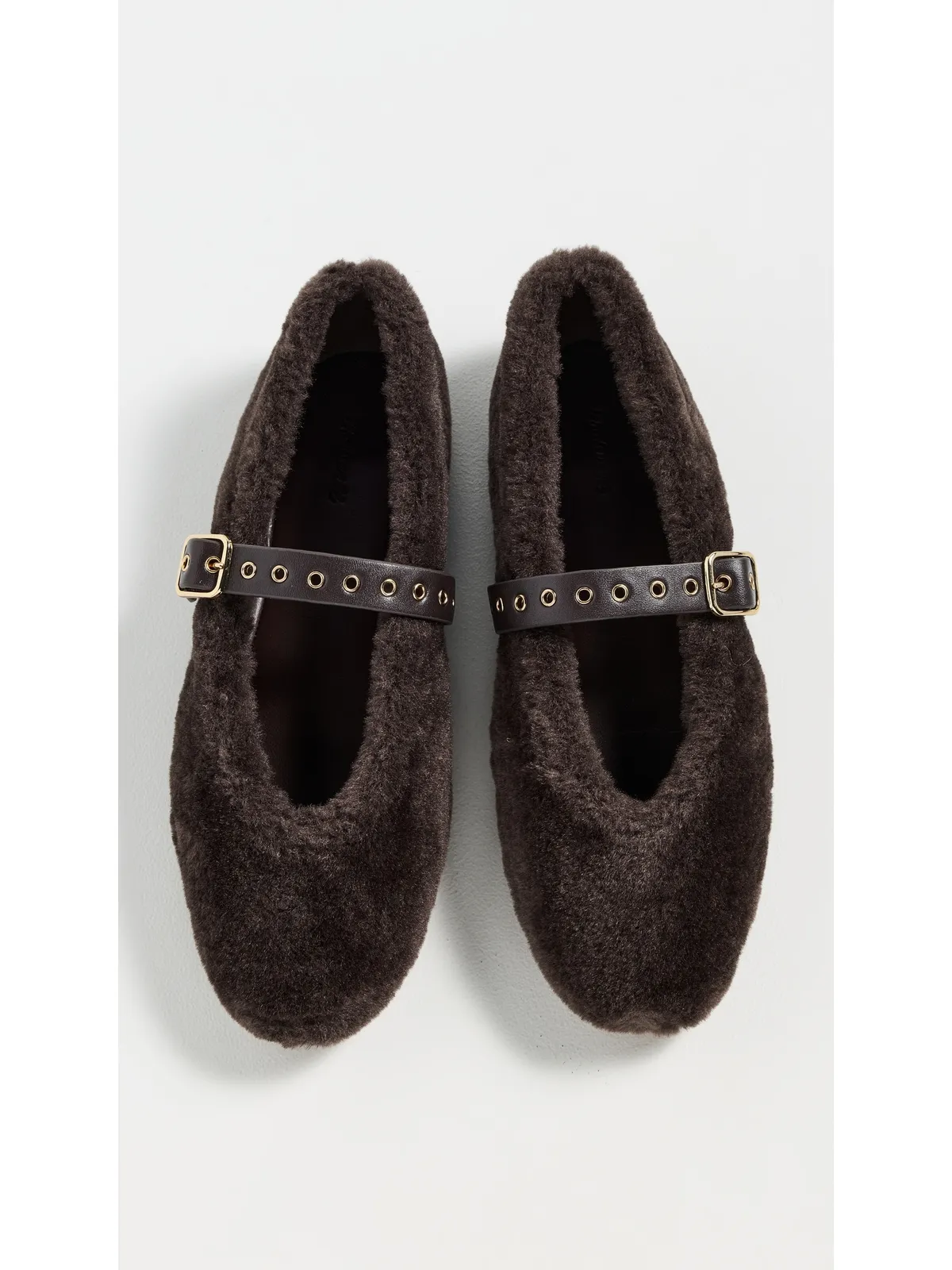 Madewell Remy Teddy Mary Janes コーヒービーン - 画像5