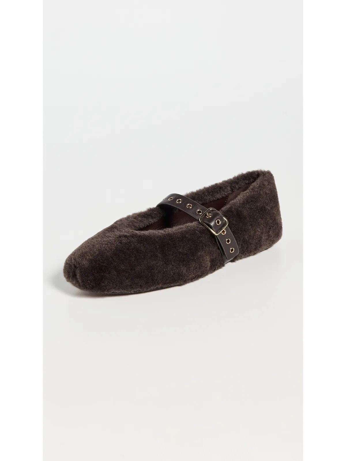Madewell Remy Teddy Mary Janes コーヒービーン - 画像2