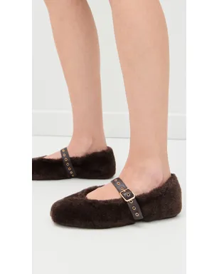 Madewell Remy Teddy Mary Janes コーヒービーン - サムネイル3