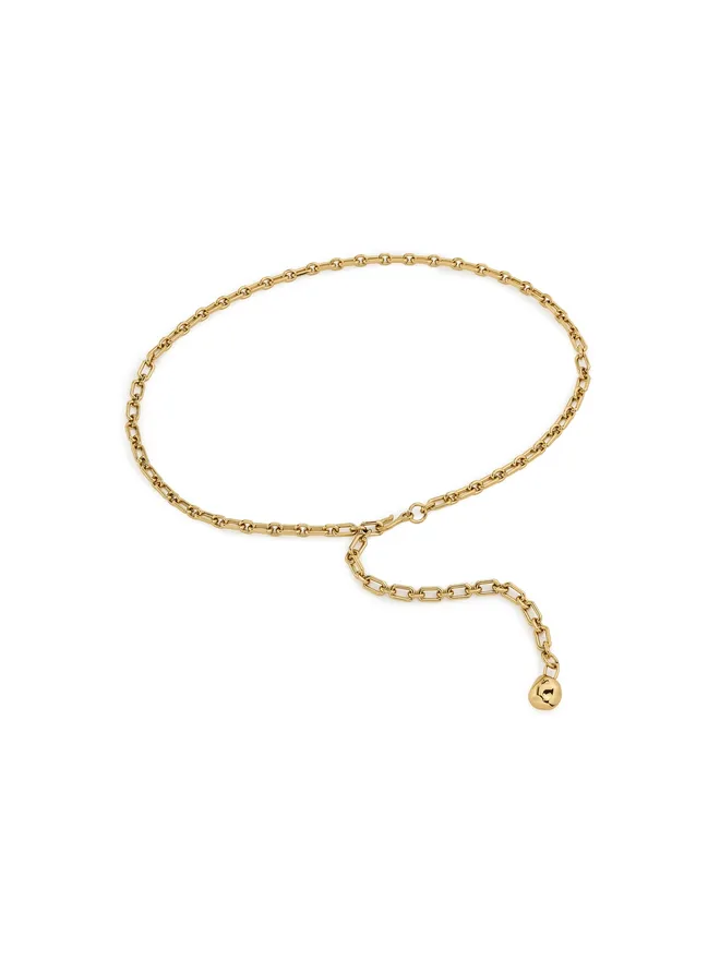 Madewell Madewell Loop Chain Belt Coffee Goldの商品画像