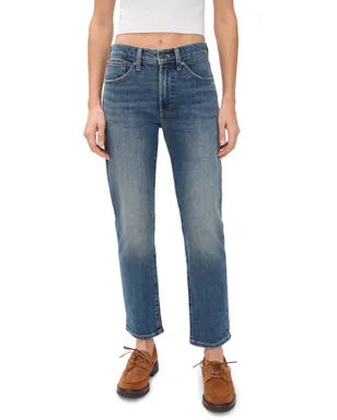 Madewell ジュルズ スリムストレートジーンズ アトリンウォッシュ - サムネイル1