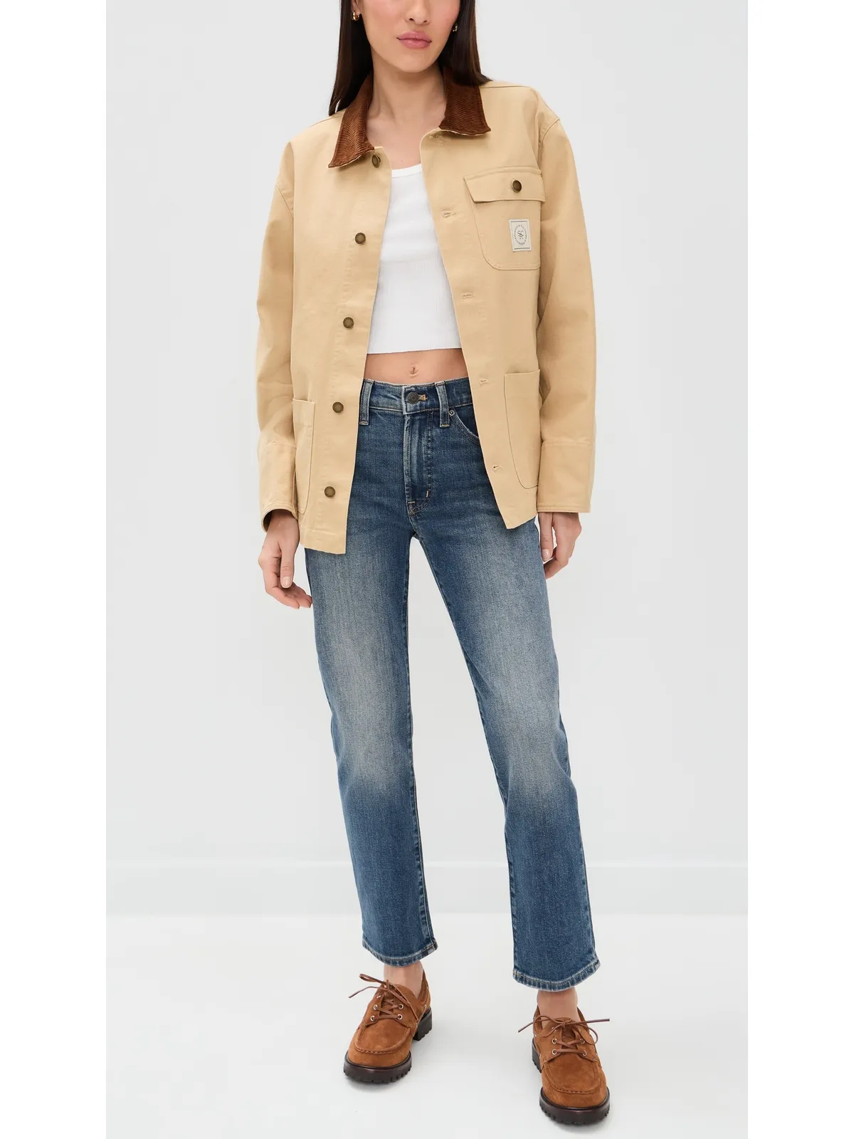 Madewell ジュルズ スリムストレートジーンズ アトリンウォッシュ - 画像5