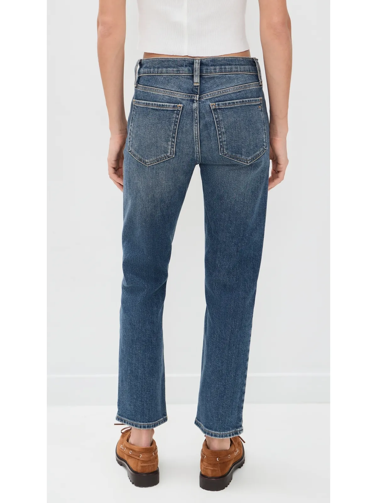 Madewell ジュルズ スリムストレートジーンズ アトリンウォッシュ - 画像3