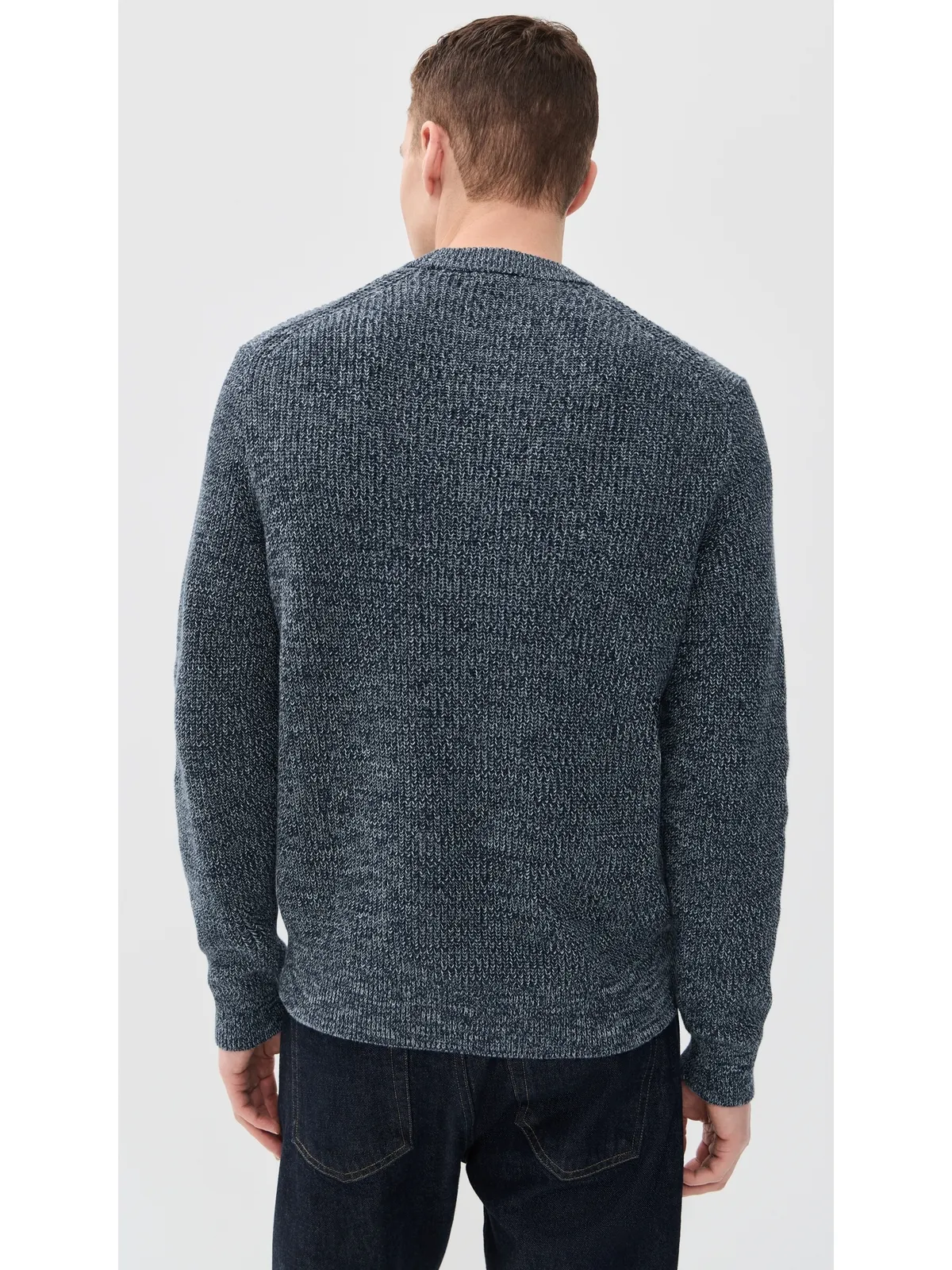 Madewell フィッシャーマン ロングスリーブ クルーネック セーター インクマール - 画像3