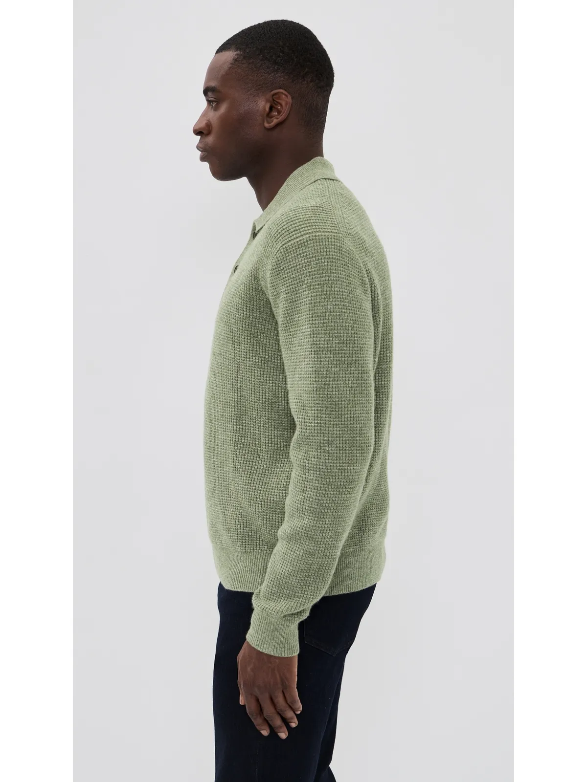 Madewell ワッフルポロシャツ - 画像4