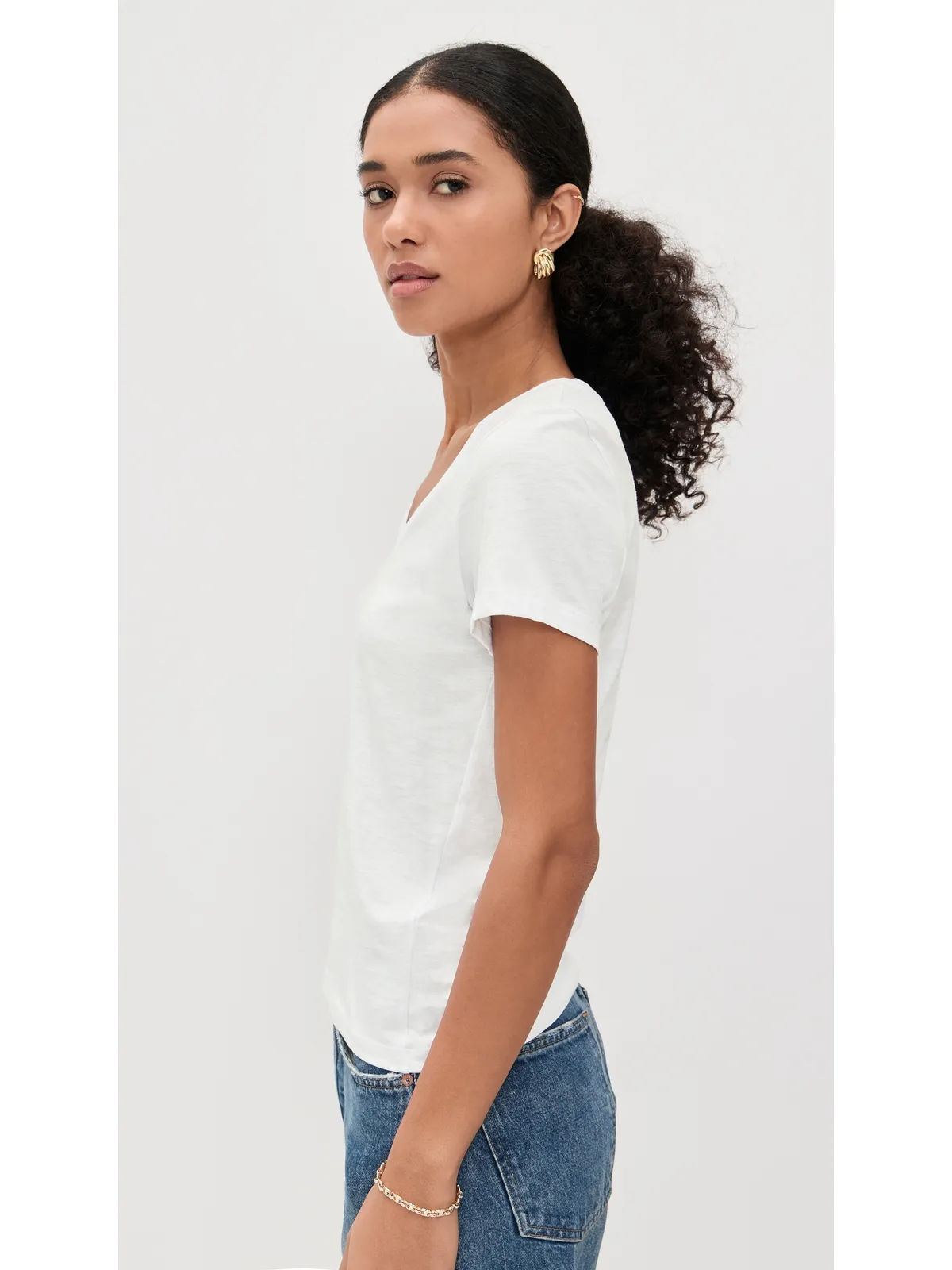 Madewell リラックスVネックTシャツ - 画像4