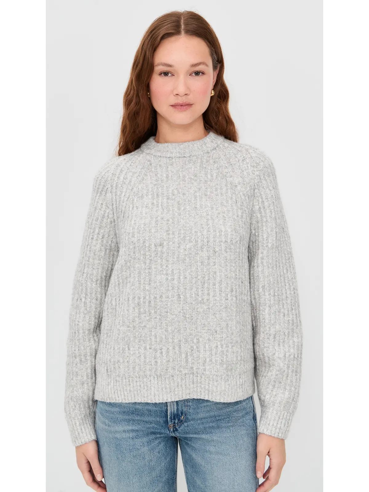 Madewell リブ編みコットン混紡セーター - 画像2