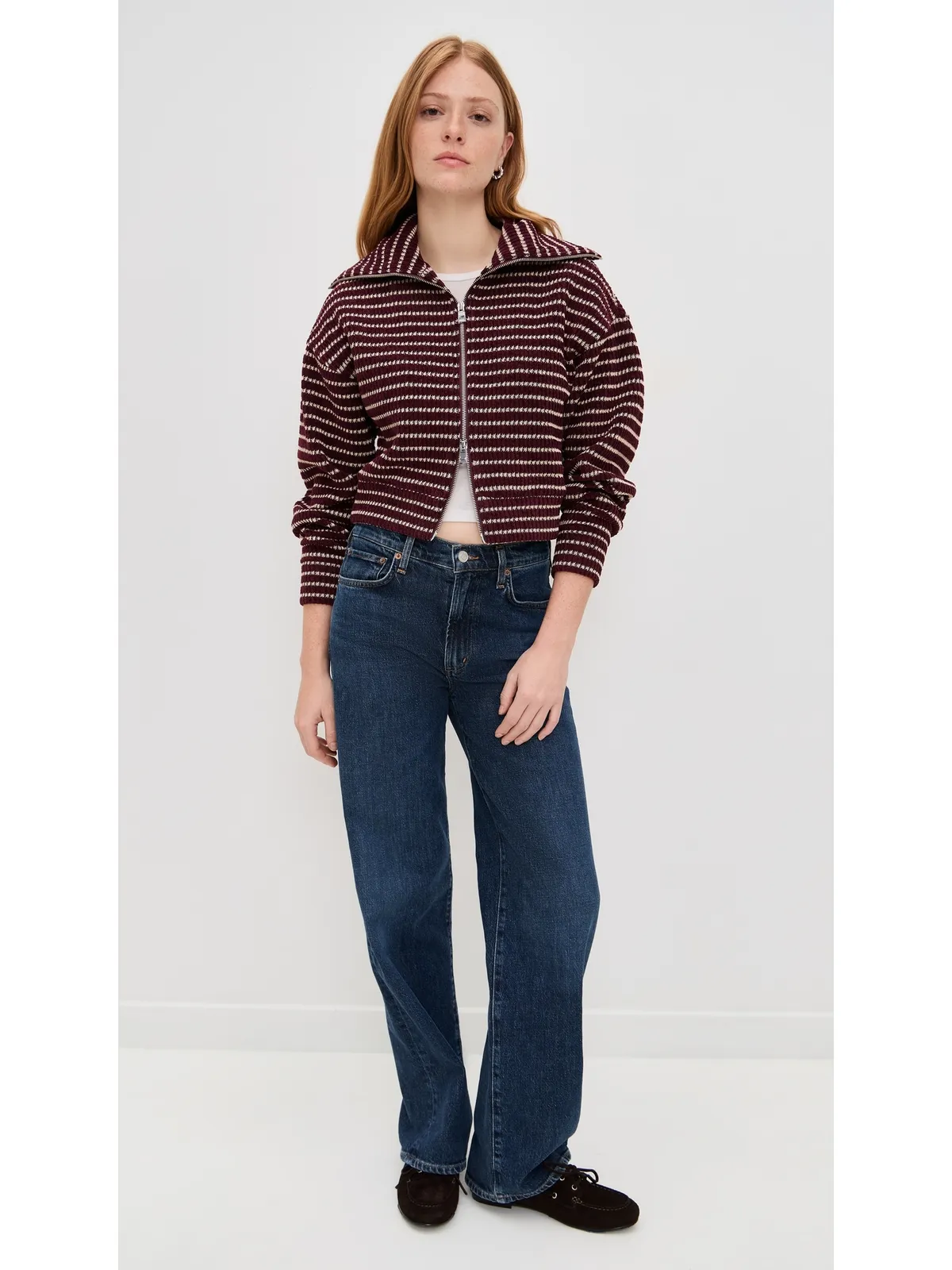 Madewell ジップアップニットジャケット - 画像5
