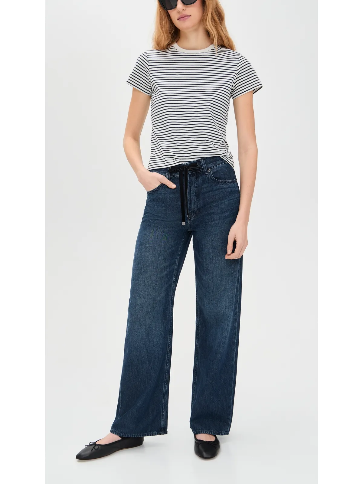 Madewell ローライズ バギー ジーンズ アレンハム・ウォッシュ - 画像5