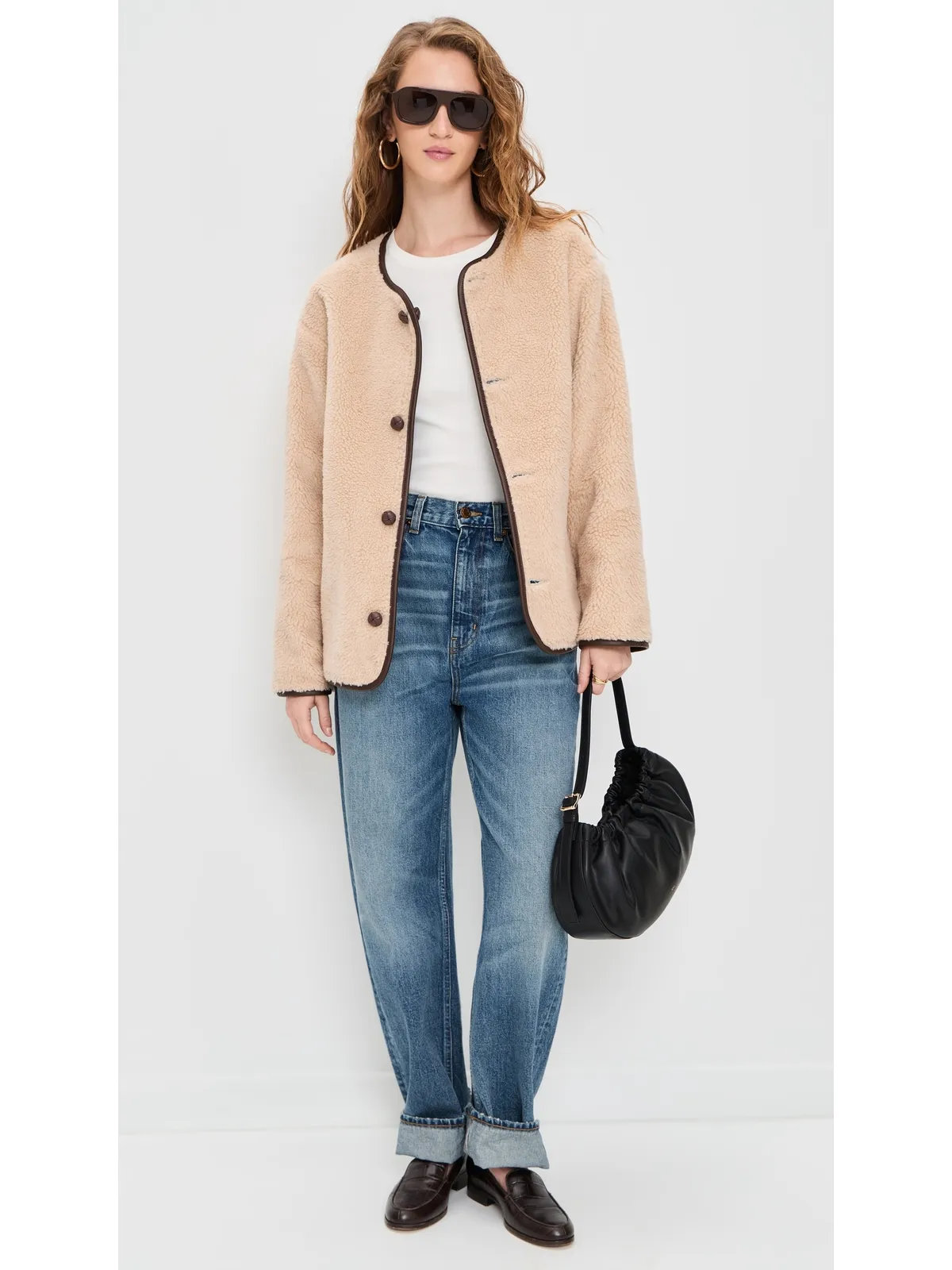 Madewell デニム＆シェルパジャケット - 画像6