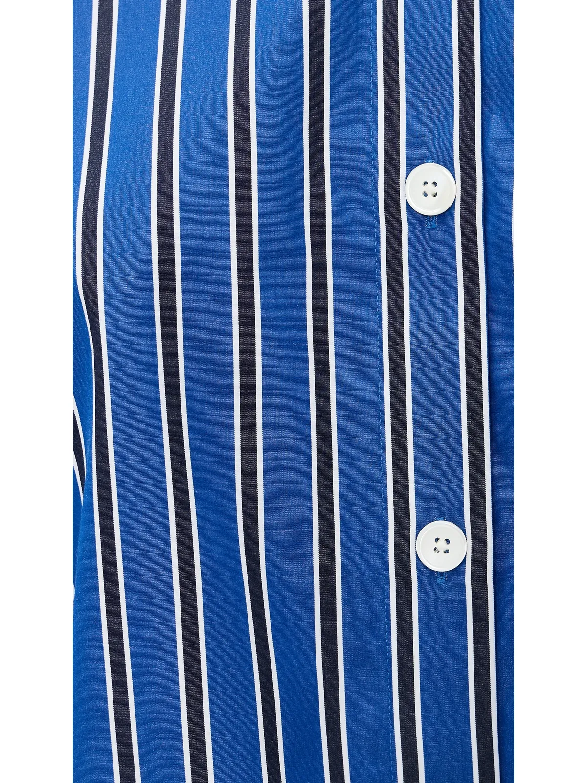 Madewell ストレートヘムシャツ ポプリン Riviera Coast Stripe - 画像6