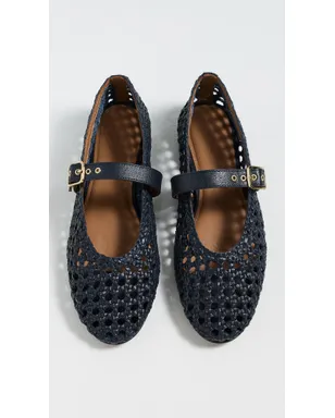 Madewell Remy グロメット メアリージェーン・フラット - サムネイル5