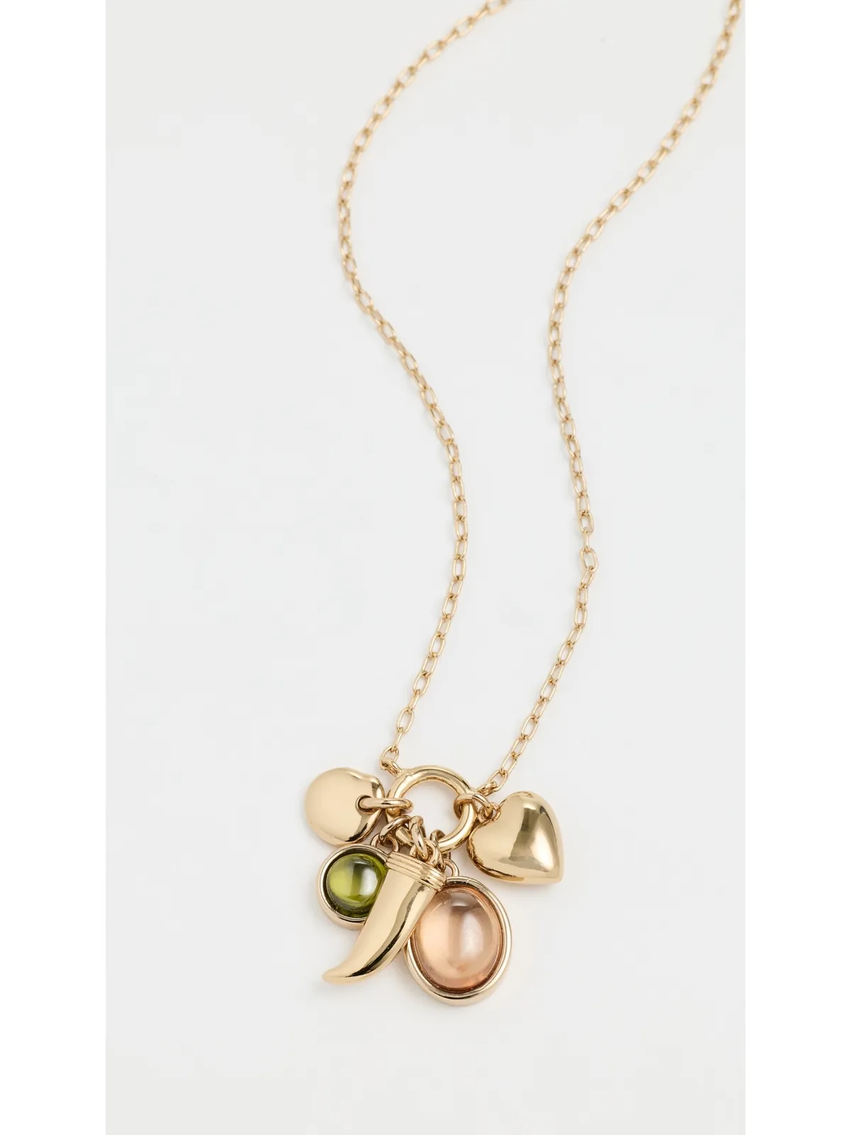 Madewell チャンクーオーバル ペンダント レイヤード ネックレス - 画像2