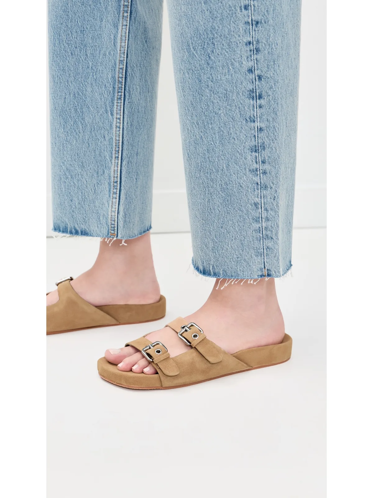Madewell カンブリア成形フットベッドサンダル Field Khaki - 画像3