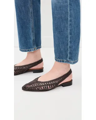 Madewell Harper ウーブン・スリングバック バレエシューズ - サムネイル3